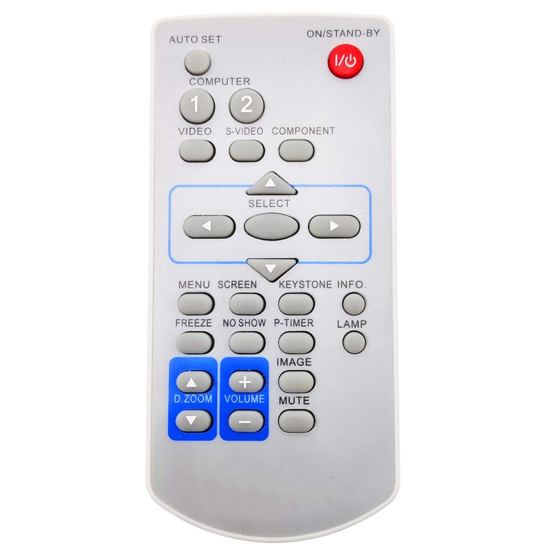INTECHING 9450864972 Projector Remote Control for Eiki LC-XA20, LC-XB21B, LC-XB31, LC-XB33, LC-XB40, LC-XB41, LC-XB42, LC-XD25, LC-XD25U - Image 1